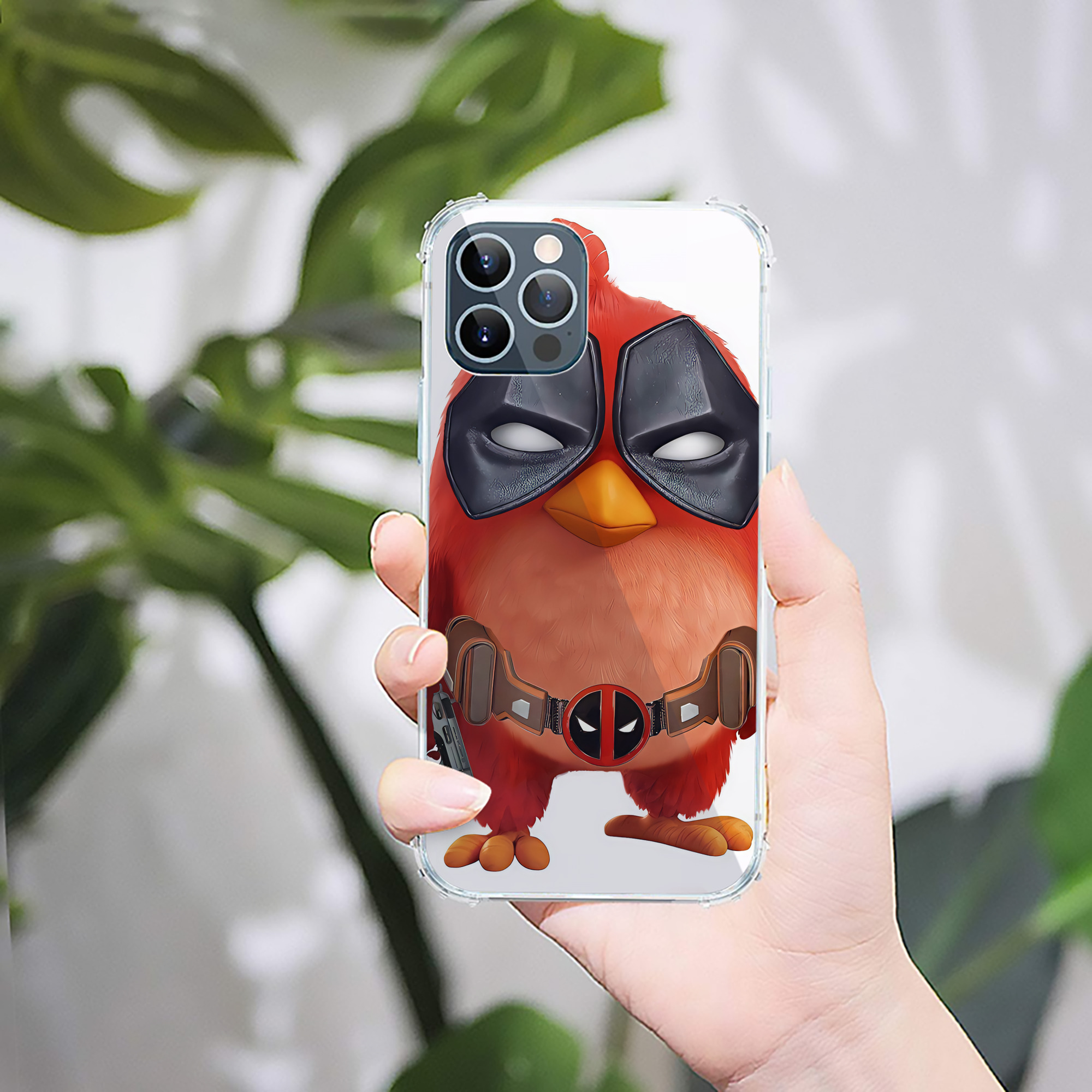 （画像用） Angry Birds アングリーバード 【iPhone 12シリーズ対応】透明スマホケース（クリアソフトケース）